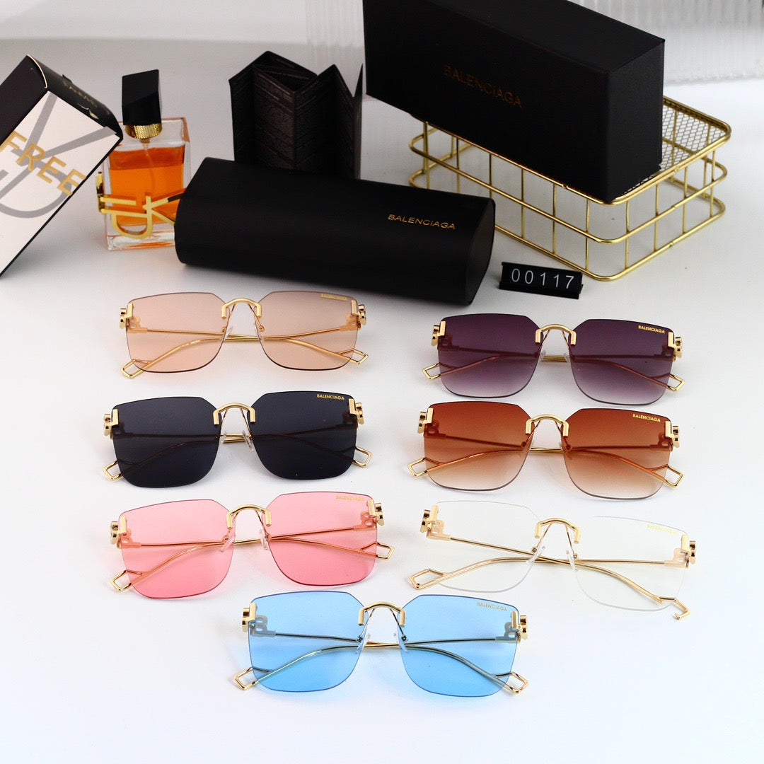 Frameless Metal Sunglasses