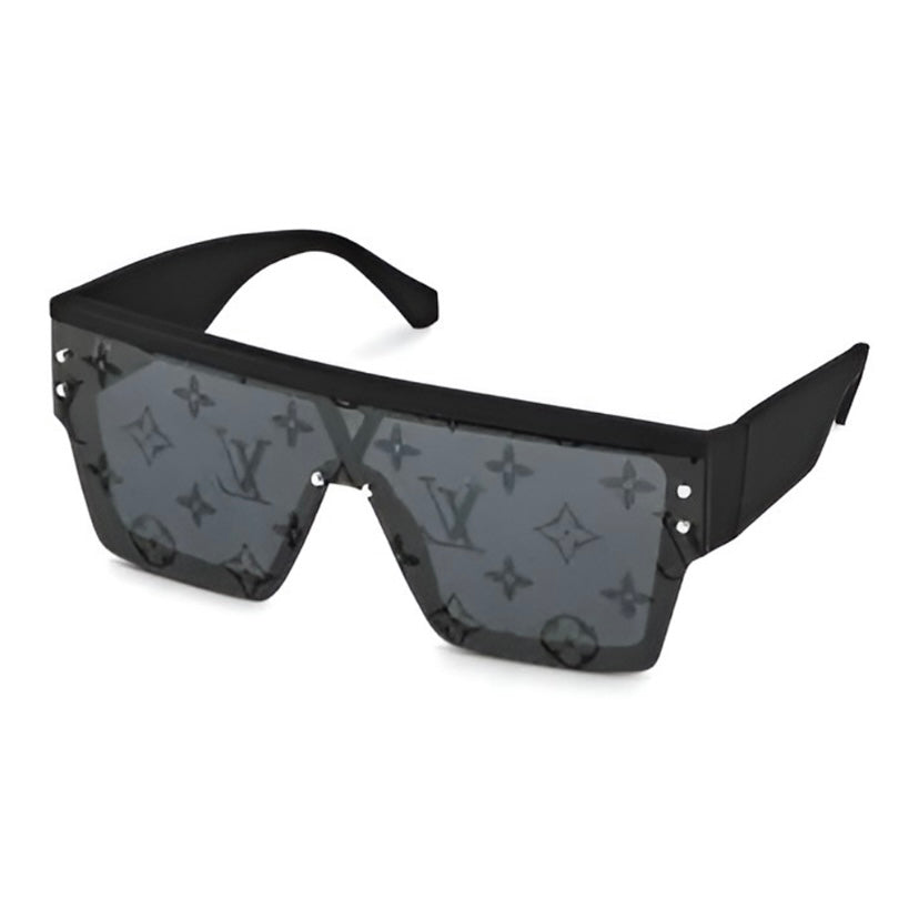 Classic all-over print square wide-leg sunglasses