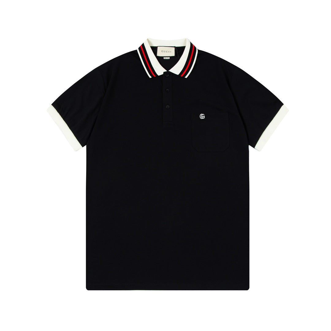 Pocket Embroidered Polo Shirt