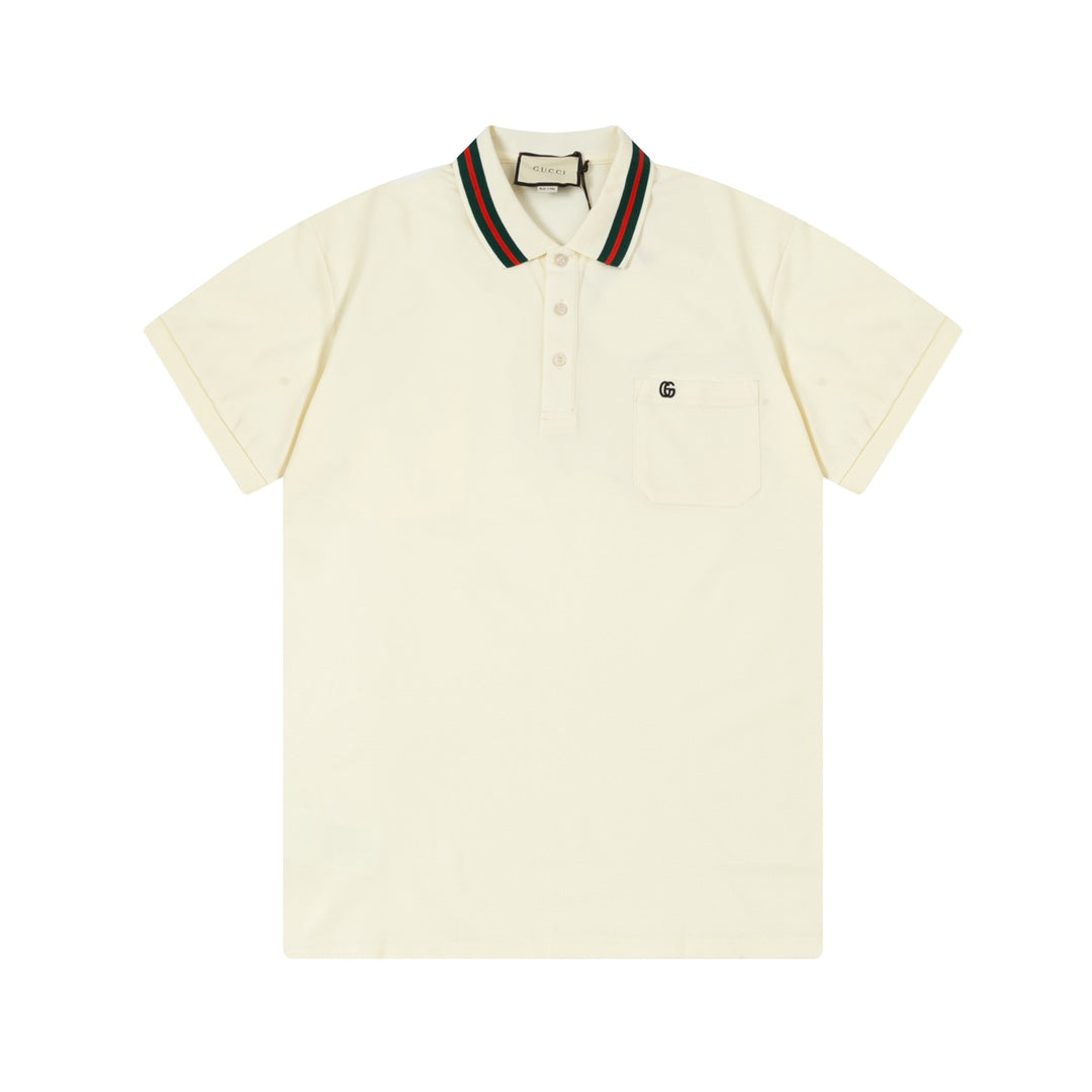 Pocket Embroidered Polo Shirt