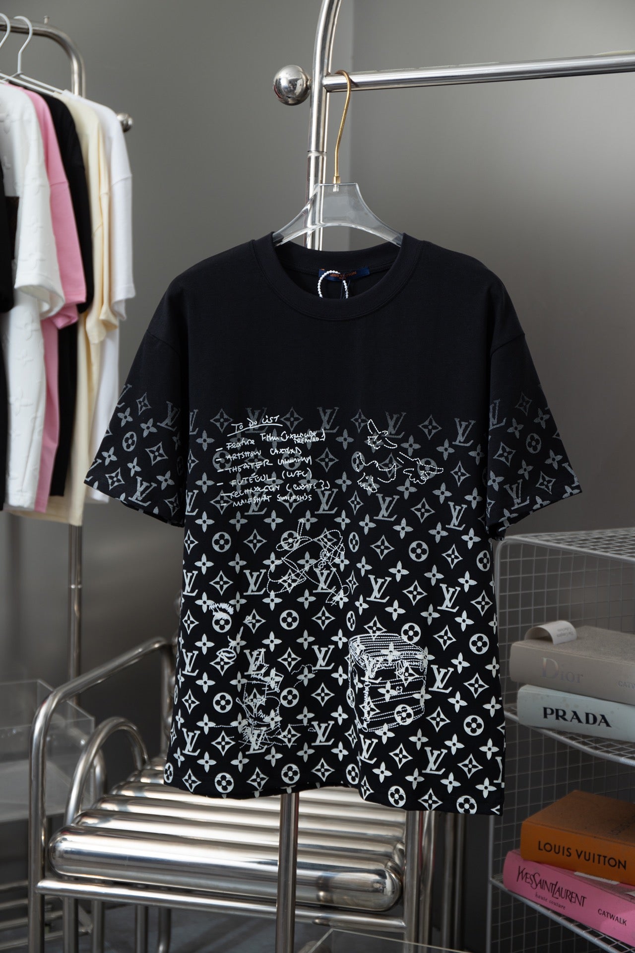 All-Over Monogram Print T Shirt