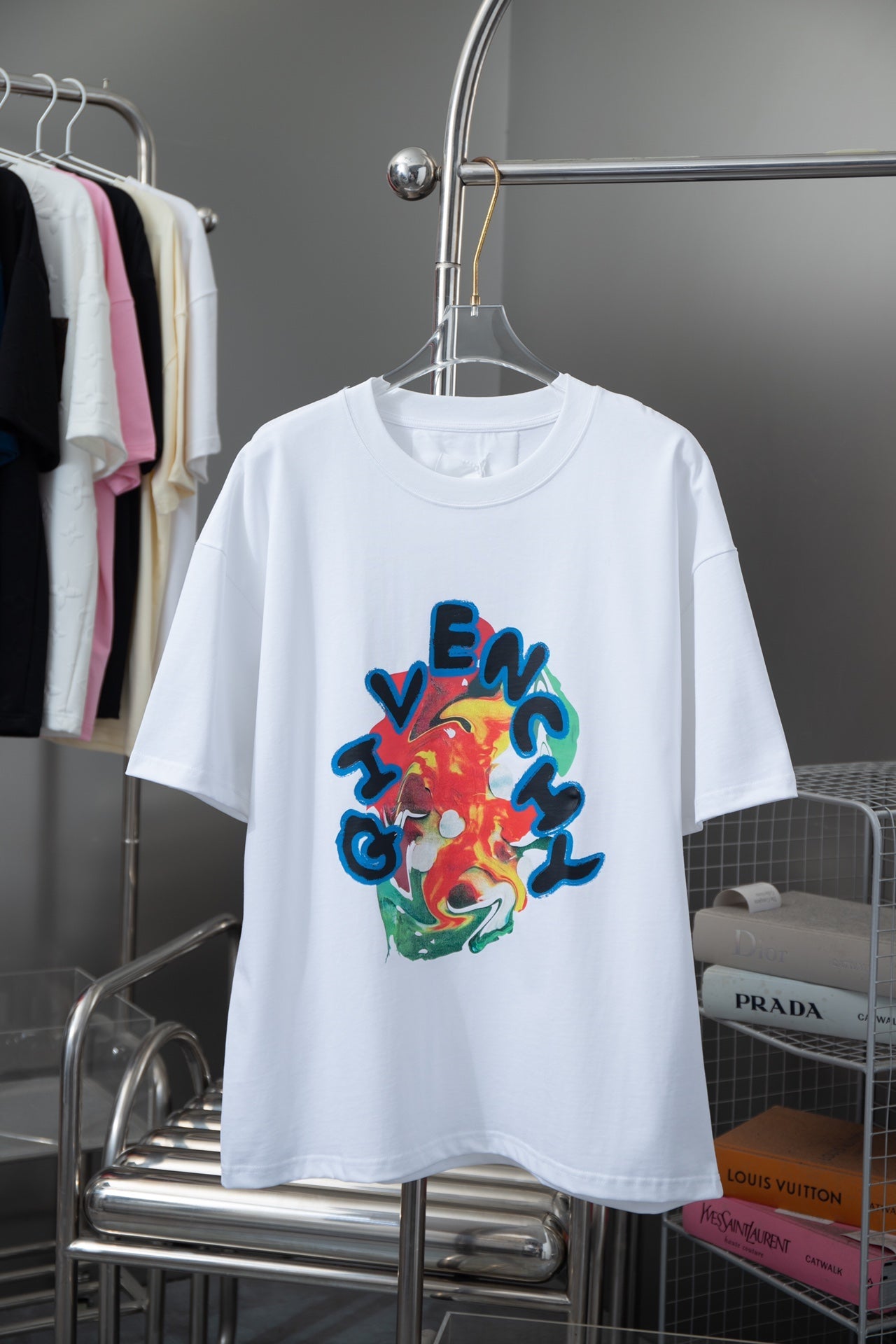 Psychedelic Print T Shirt