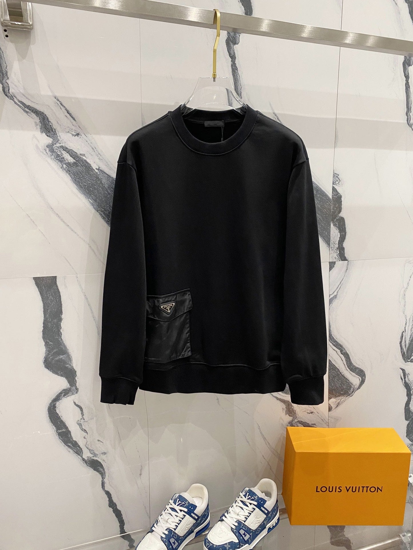 Nylon Pocket Sweatshirt