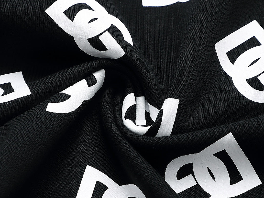 Letters All Over Print Hoodie